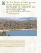 Social Science to Improve Fuels Management: A Synthesis of Research on Assessing Social Acceptability of Fuels Treatments