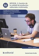 Gestión de la Calidad de Productos Editoriales Multimedia. Argn0110 - Desarrollo de Productos Editoriales Multimedia