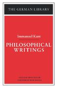 philosophical writings: immanuel kant
