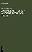 Antike Fachtexte (en Inglés)
