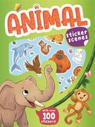 Animal Sticker Scenes (en Inglés)