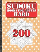 Sudoku books for adults hard: 200 Sudokus from hard with solutions for adults Gifts Sudoku hard book Star Lover adults, kids (en Inglés)