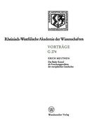 Das Basler Konzil ALS Forschungsproblem Der Europäischen Geschichte: 280. Sitzung Am 14. Dezember 1983 in Düsseldorf (en Alemán)