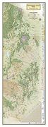 National Geographic Continental Divide Trail Wall map in Gift box (18 x 48 in) (National Geographic Reference Map) (en Inglés)