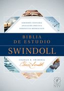 Biblia de Estudio Swindoll Ntv (Tapa Dura, Azul, Índice)