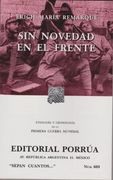 Sin Novedad en el Frente