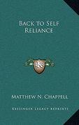back to self reliance (en Inglés)
