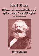 Differenz der Demokritischen und Epikureischen Naturphilosophie: Doktordissertation (in German)