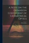 A Note on the Expansion Coefficient of Geometrical Optics (en Inglés)