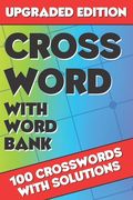 Crossword with Word Bank: Crossword Puzzle Books for Adults, Large Print Crosswords, Crossword for Men and Women, Challenging Crossword Puzzles (en Inglés)