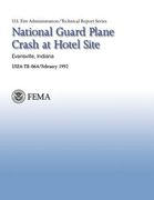 National Guard Plane Crash at Hotel Site- Evansville, Indiana (en Inglés)