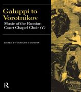 galuppi to vorotnikov: music of the russian court chapel choir i (en Inglés)