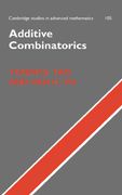 Additive Combinatorics (Cambridge Studies in Advanced Mathematics) (en Inglés)