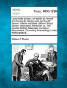 lizzie alida sexton, on behalf of herself and horace c. sexton and gordon w. sexton, infants and next of kin of floyd sexton, deceased, petitioner, vs (en Inglés)