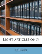 light articles only