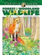 Creative Haven Forest & Woodland Wildlife Coloring Book (en Inglés)