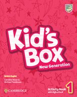 portada Kid's Box New Generation Level 1 Activity Book with Digital Pack British English - Michael Tomlinson - Cambridge University Press (en Inglés)