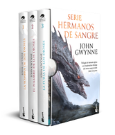 portada Estuche Hermanos de sangre. Incluye La sombra de los dioses, El hambre de los dioses y La furia de los dioses
