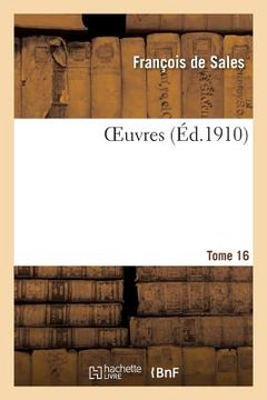 portada Oeuvres. Tome 16 (in French)