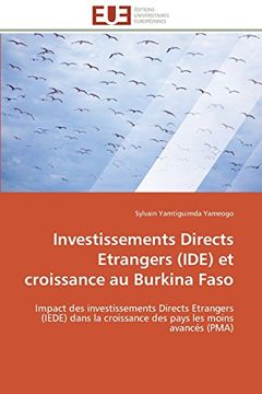 portada Investissements Directs Etrangers (Ide) Et Croissance Au Burkina Faso