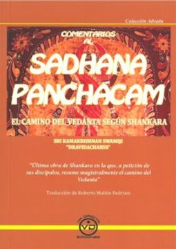 portada Sadhana Panchacam: Vedanta, Advaita