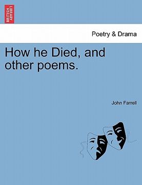 portada how he died, and other poems. (en Inglés)