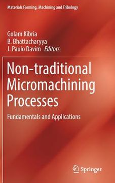 portada Non-Traditional Micromachining Processes: Fundamentals and Applications (en Inglés)