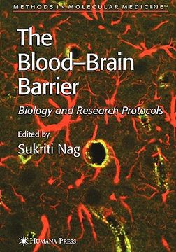 portada blood'brain barrier: biology and research protocols (in English)