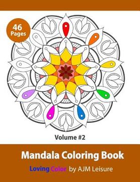 portada Mandala Coloring Book #2: Mandala Drawings 46 Pages (en Inglés)