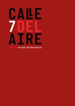 portada CALLE DEL AIRE REVISTA DE LITERATURA 7 (in Spanish)