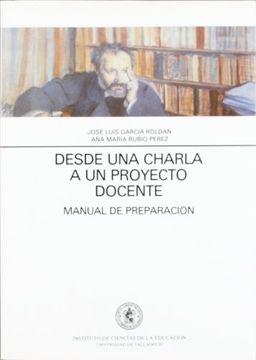 portada Desde Una Charla a Un Proyecto Docente. Manual de Preparación (in Spanish)