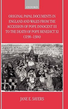 portada Original Papal Documents in England and Wales From the Accession of Pope Innocent iii to the Death of Pope Benedict xi (1198-1304) (en Inglés)