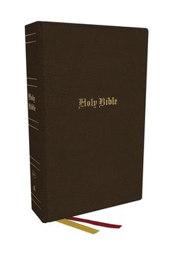 portada Kjv Holy Bible, Super Giant Print Reference Bible, Brown, Bonded Leather, 43,000 Cross References, red Letter, Comfort Print: King James Version (in English)