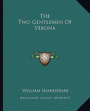 portada the two gentlemen of verona (in English)