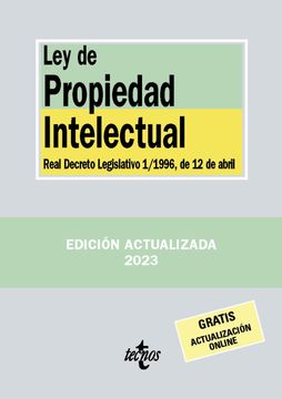 portada Ley de Propiedad Intelectual (Ed. Actualizada)