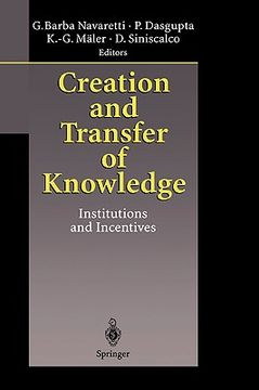 portada creation and transfer of knowledge (en Inglés)