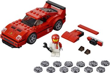 LEGO™ Speed Champions Ferrari F40 Competizione 75890 - Kit de construcción (198 piezas)
