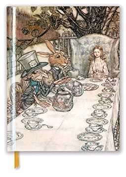 portada Rackham: Alice in Wonderland tea Party (Blank Sketch Book) (Luxury Sketch Books) (en Inglés)