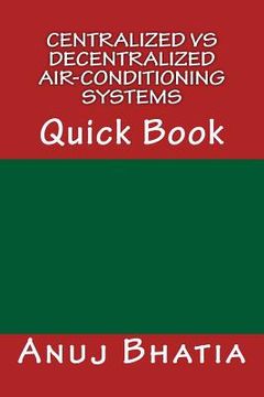 portada Centralized vs Decentralized Air-conditioning Systems: Quick Book (in English)