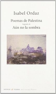 portada Poemas de Palestina seguido de Aún no la sombra (Poesía)