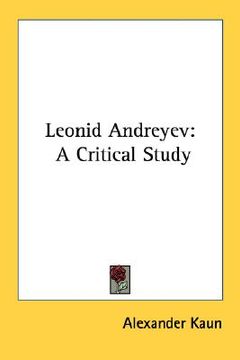 portada leonid andreyev: a critical study (in English)