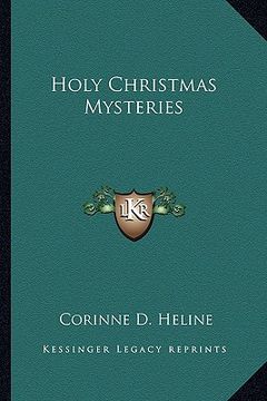 portada holy christmas mysteries (en Inglés)