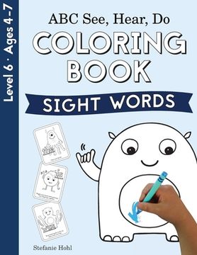 portada ABC See, Hear, Do Level 6: Coloring Book, Sight Words