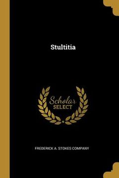 portada Stultitia (en Inglés)