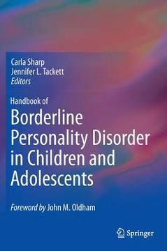 portada Handbook of Borderline Personality Disorder in Children and Adolescents (en Inglés)