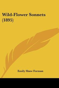 portada wild-flower sonnets (1895) (en Inglés)