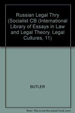 portada Russian Legal Theory: Socialist law (International Library of Essays in law and Legal Theory) 
