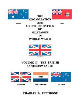 portada the organization and order of battle of militaries in world war ii: volume ii - the british commonwealth (en Inglés)