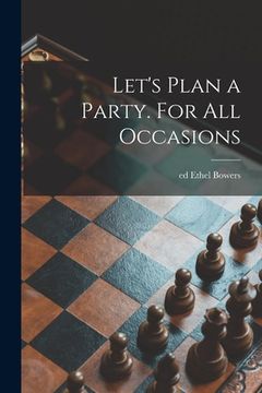 portada Let's Plan a Party. For All Occasions (in English)