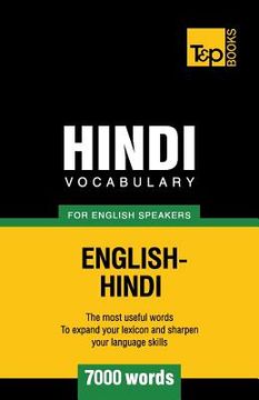 portada Hindi vocabulary for English speakers - 7000 words (en Inglés)